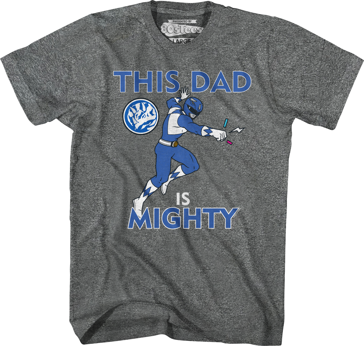 Blue Ranger This Dad Mighty Morphin Power Rangers T-Shirt product image 1