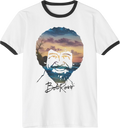 Printify Bob Ross Sunset Ringer Shirt product image 1