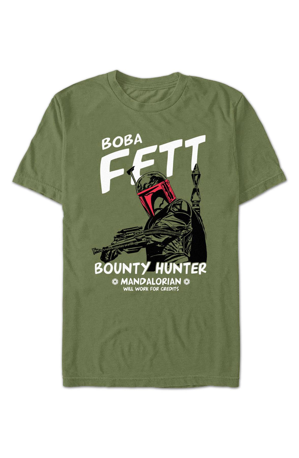 Boba Fett Will Work For Credits Star Wars T-Shirt product image 2