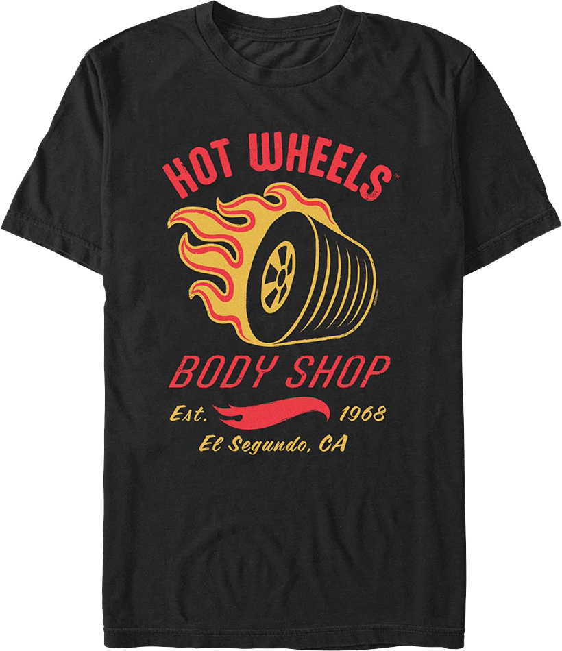 Body Shop Logo Hot Wheels T-Shirt product image 1
