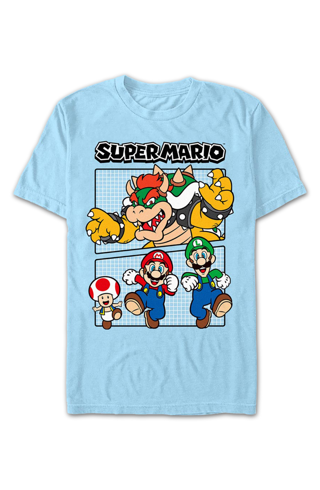 Bowser Chase Super Mario Bros. Nintendo T-Shirt product image 2