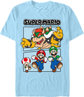 Bowser Chase Super Mario Bros. Nintendo T-Shirt product image 1