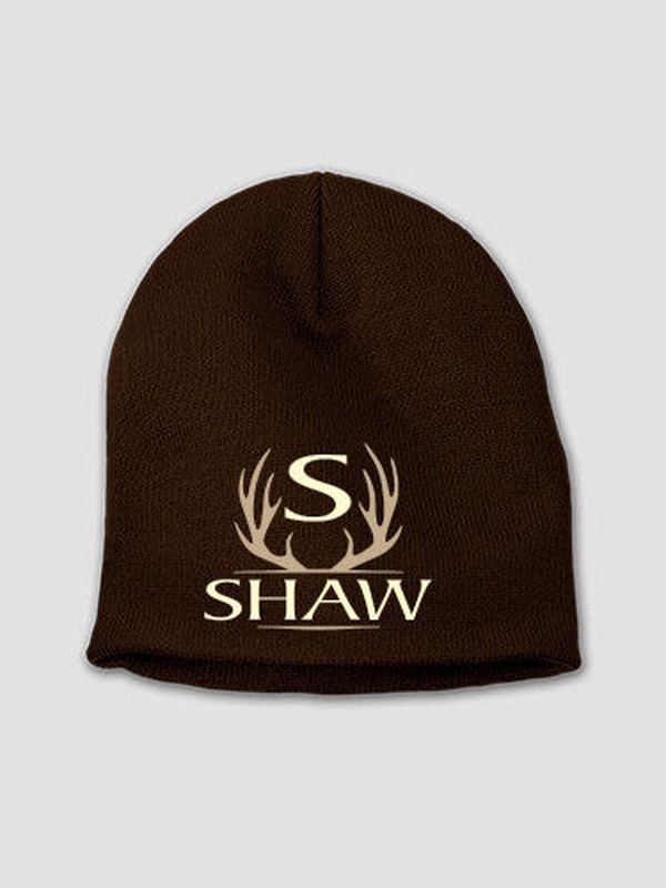 Antler Monogram : Embroidered Beanies
