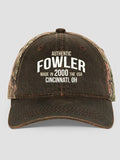 Authentic Brand : Embroidered 2-Tone Camo Hats