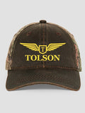 Aviation Monogram : Embroidered 2-Tone Camo Hats