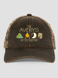 Better Together Camping : Embroidered 2-Tone Camo Hats