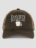 Bucket List : Embroidered 2-Tone Camo Hats