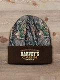 Cabin : Embroidered 2-Tone Camo Cuffed Beanie