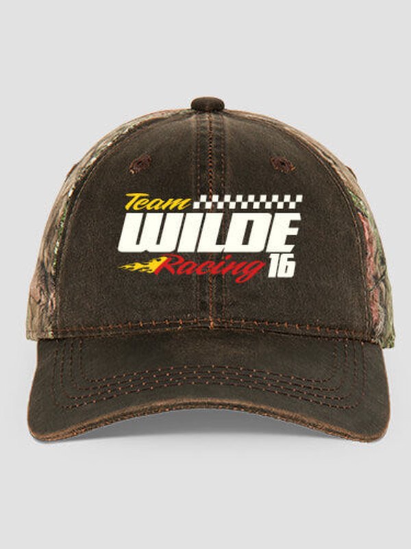 Classic Racing Team : Embroidered 2-Tone Camo Hats