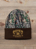 Distilling Company : Embroidered 2-Tone Camo Cuffed Beanie