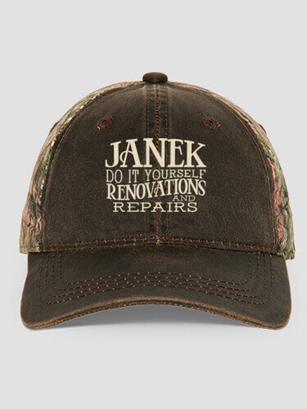 Do It Yourself : Embroidered 2-Tone Camo Hats