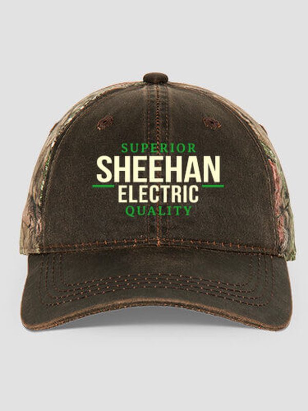 Electric : Embroidered 2-Tone Camo Hats
