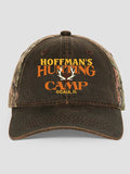 Elk Hunting Camp : Embroidered 2-Tone Camo Hats