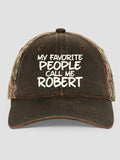 Favorite People : Embroidered 2-Tone Camo Hats