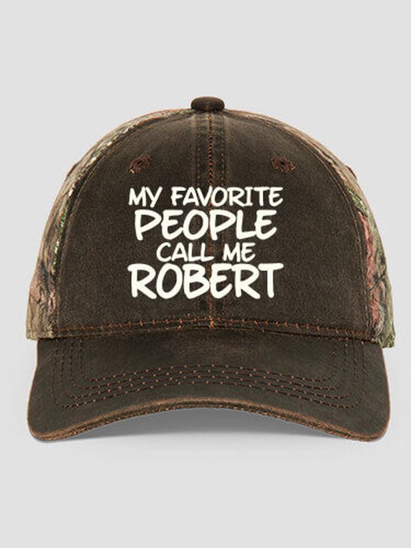Favorite People : Embroidered 2-Tone Camo Hats