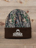 Firearms : Embroidered 2-Tone Camo Cuffed Beanie