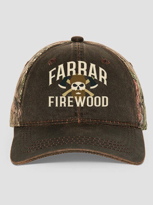 Firewood : Embroidered 2-Tone Camo Hats