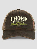 Fishing Family Tradition : Embroidered 2-Tone Camo Hats