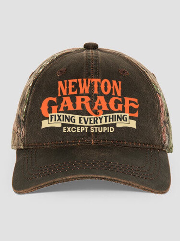 Fixing Everything Garage : Embroidered 2-Tone Camo Hats