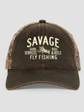 Fly Fishing Guide : Embroidered 2-Tone Camo Hats
