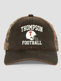 Football Helmet : Embroidered 2-Tone Camo Hats
