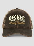 Turkey Hunting Family Tradition : Embroidered 2-Tone Camo Hats