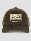 Vintage Hunting Camp : Embroidered 2-Tone Camo Hats