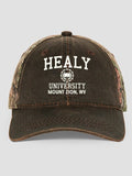 Vintage University : Embroidered 2-Tone Camo Hats