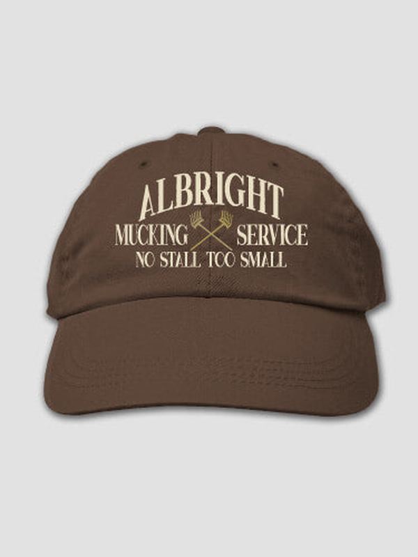 Vintage Mucking Service : Embroidered Baseball Hats