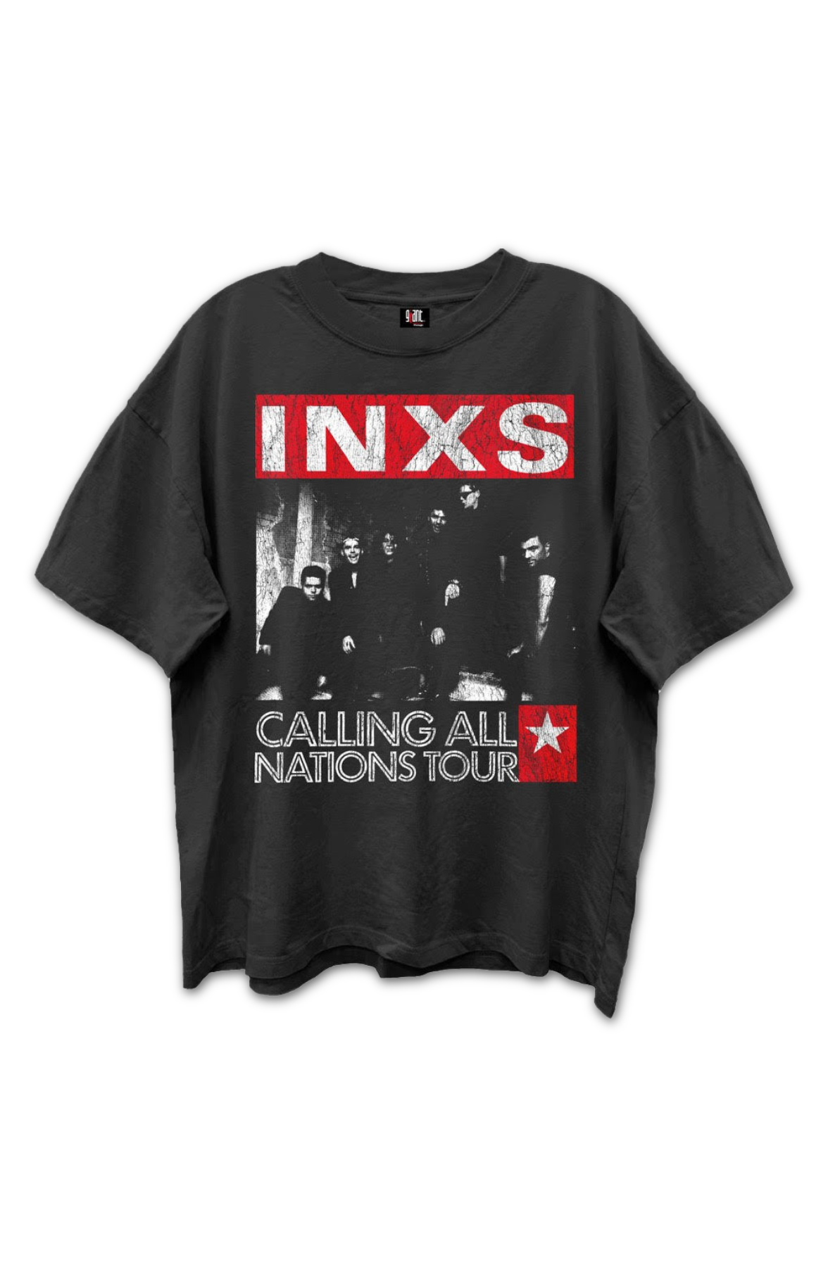 Calling All Nations Tour INXS Oversized T-Shirt product image 2