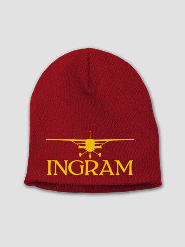 Airplane : Embroidered Beanies
