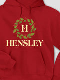 Christmas Monogram : Printed Hoodies product image 1