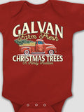 Christmas Tree Farm : Printed Baby Bodysuits