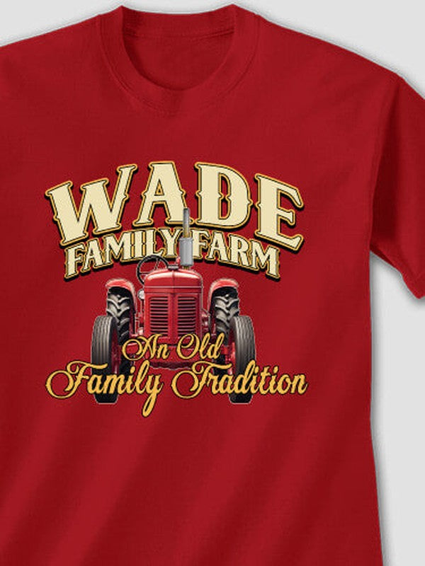 Farming Family Tradition : Printed T-Shirts