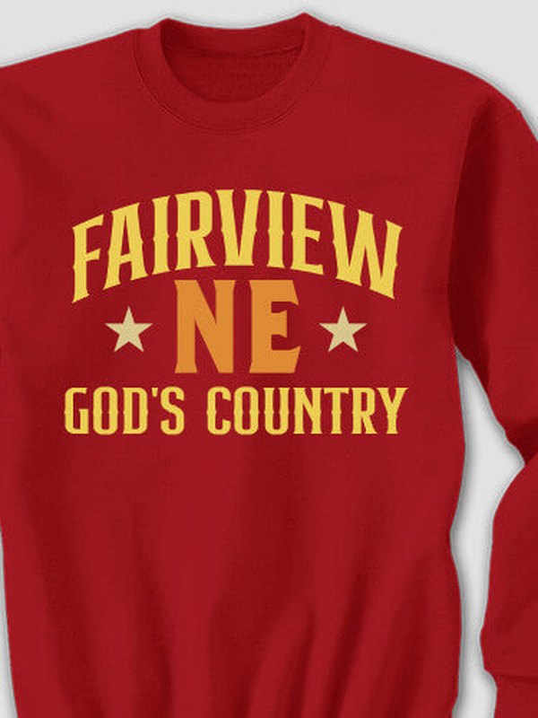 God's Country : Printed Sweatshirts product image 1
