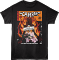 Flaming Comic Book Cover Carrie T-Shirt product image 1