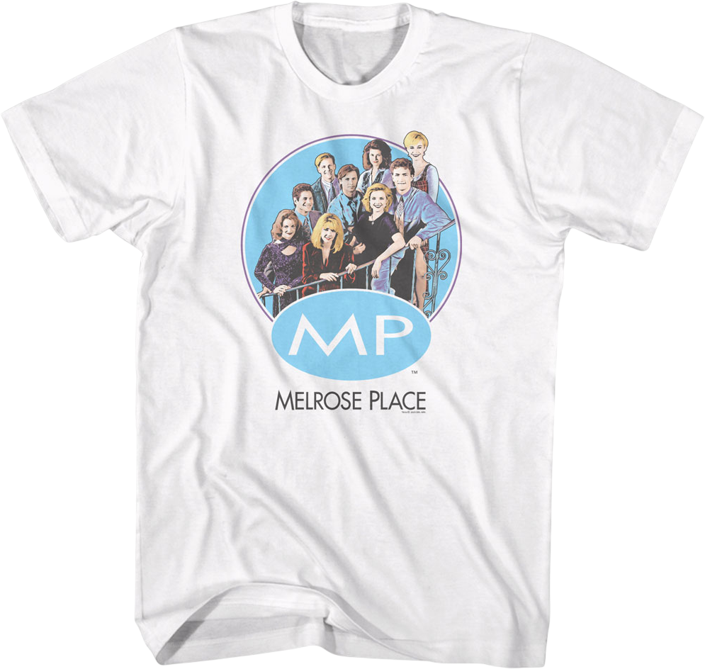Cast On Stairs Melrose Place T-Shirt product image 1