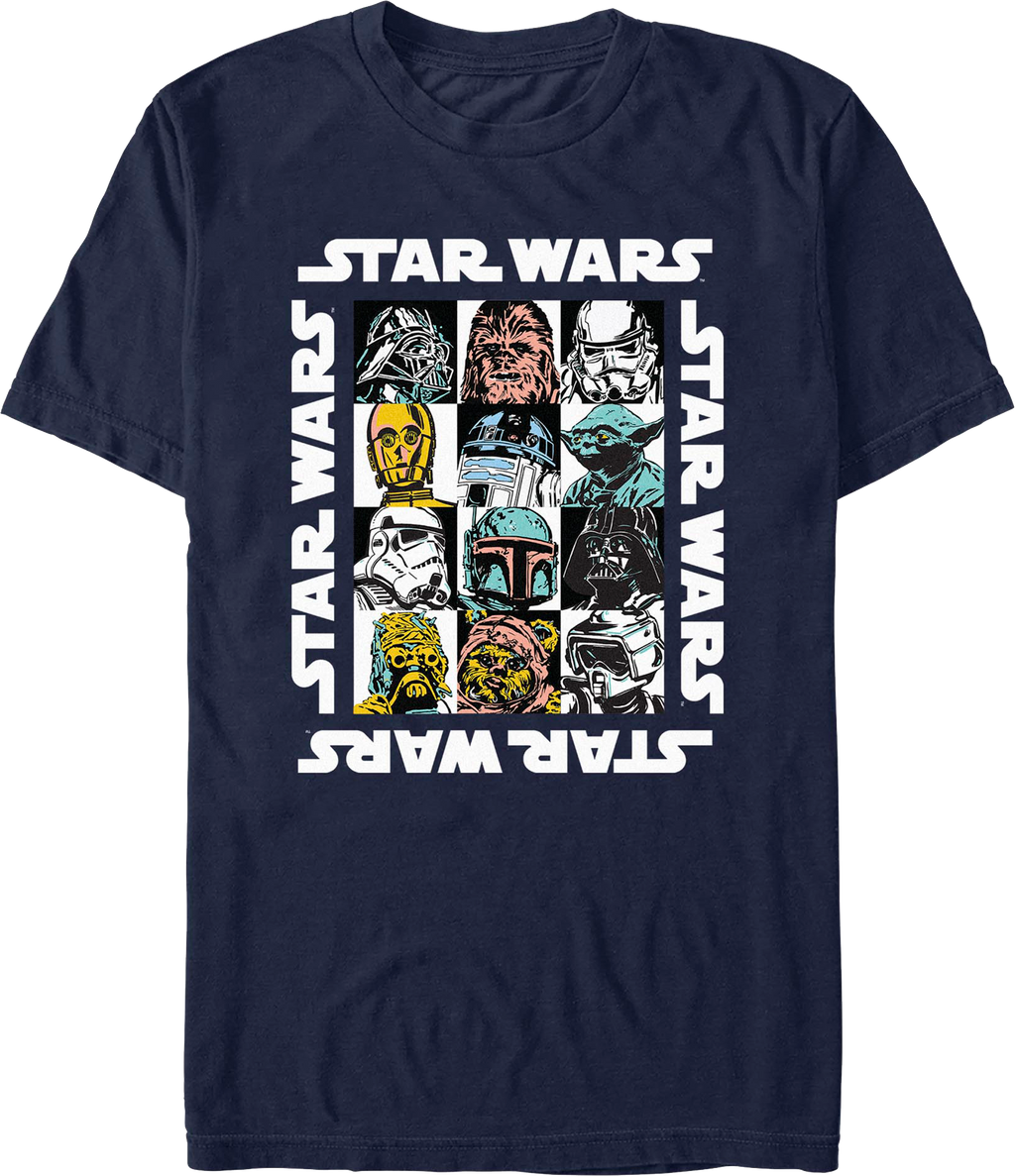 Character Grid Star Wars T-Shirt product image 1