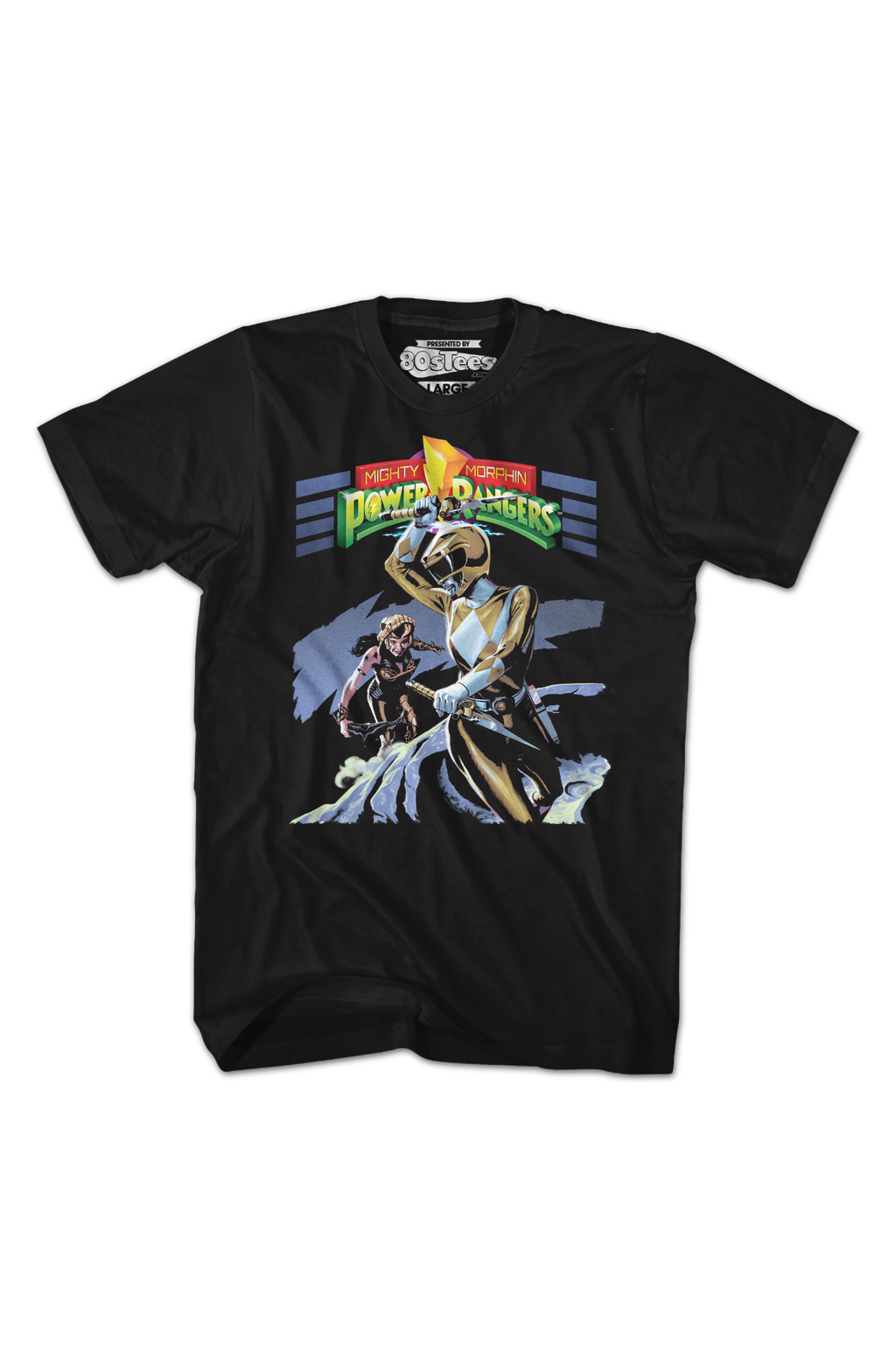 Chee Battle Mighty Morphin Power Rangers T-Shirt product image 2