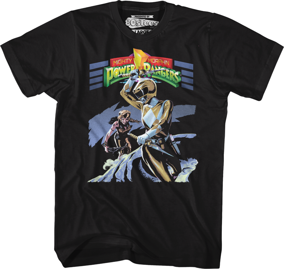Chee Battle Mighty Morphin Power Rangers T-Shirt product image 1