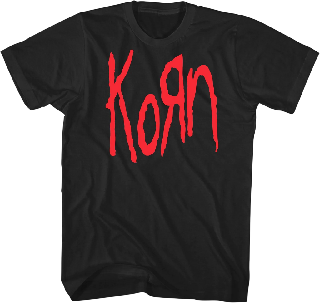 Classic Red Logo Korn T-Shirt product image 1
