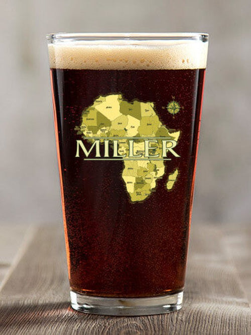 African Heritage : Pint Glasses - Color Printed