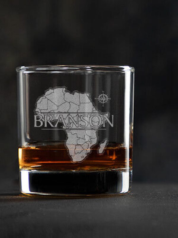 African Heritage : Rocks Glasses - Engraved