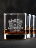 American Classic : Rocks Glasses - Engraved
