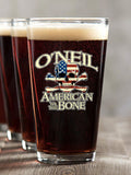 American to the Bone : Pint Glasses - Color Printed