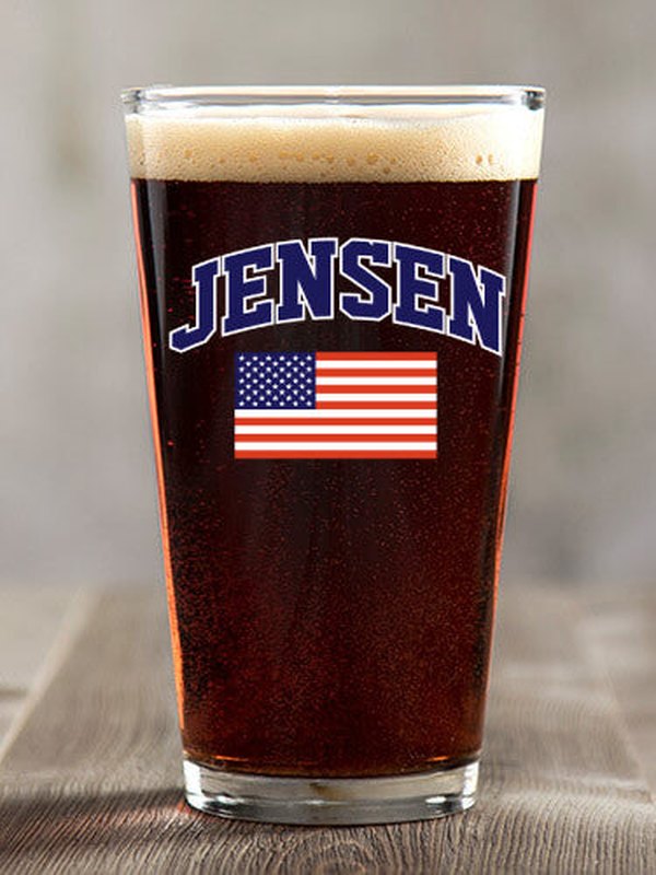 American Varsity : Pint Glasses - Color Printed