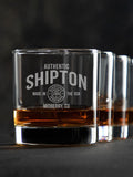 Authentic Brand : Rocks Glasses - Engraved