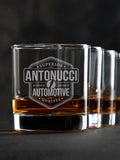 Automotive : Rocks Glasses - Engraved