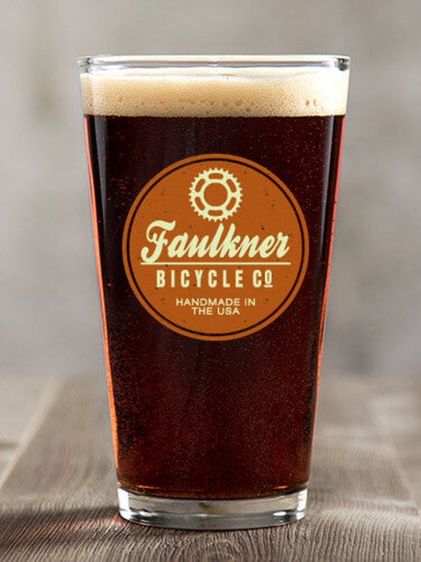Bicycle Company : Pint Glasses - Color Printed
