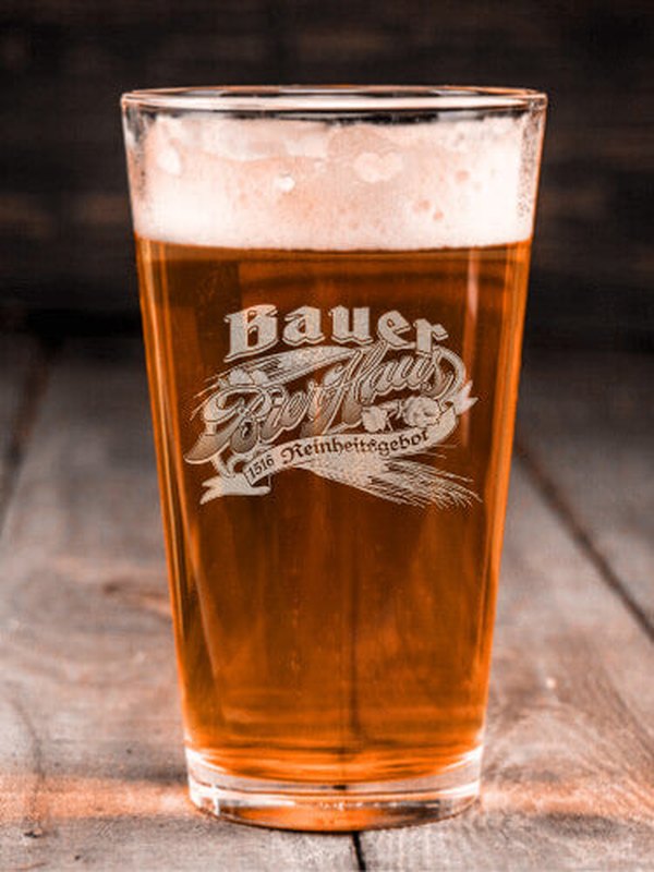 Bierhaus : Pint Glasses - Engraved